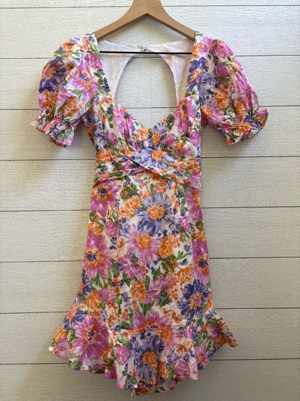 Hello Molly Katie Dress Purple Floral Mini Dress, Size Small, NWT - Picture 8 of 16